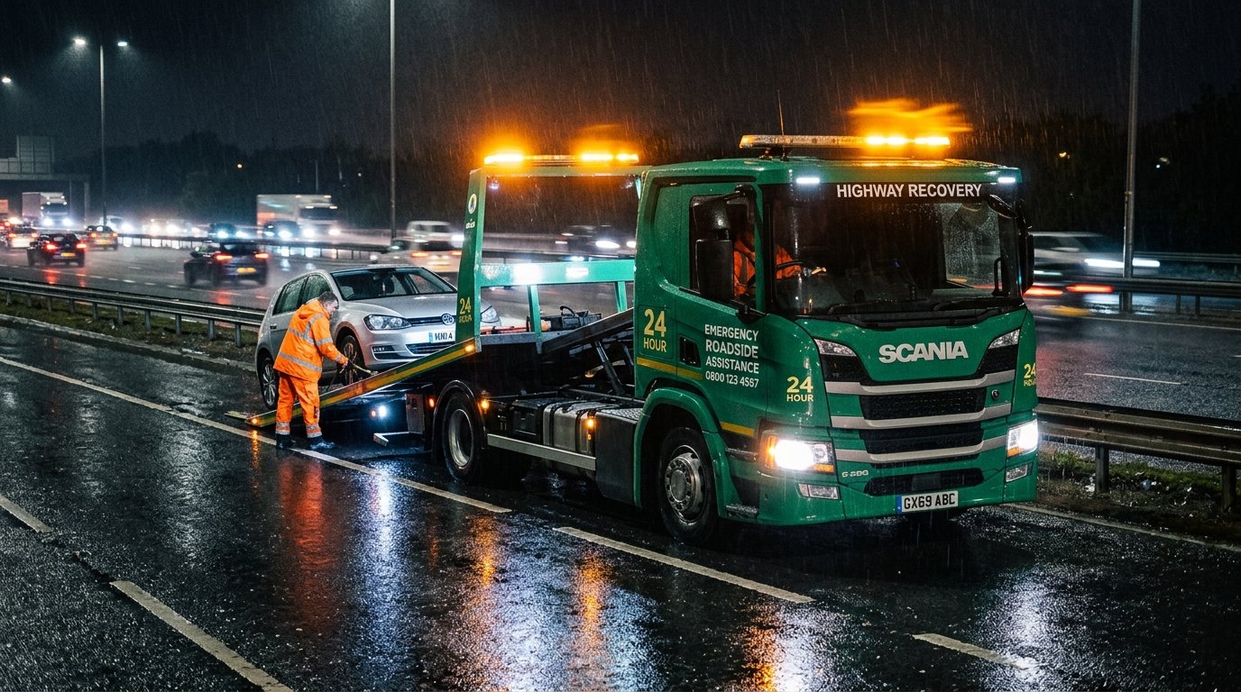 Breakdown Recovery on Motorway