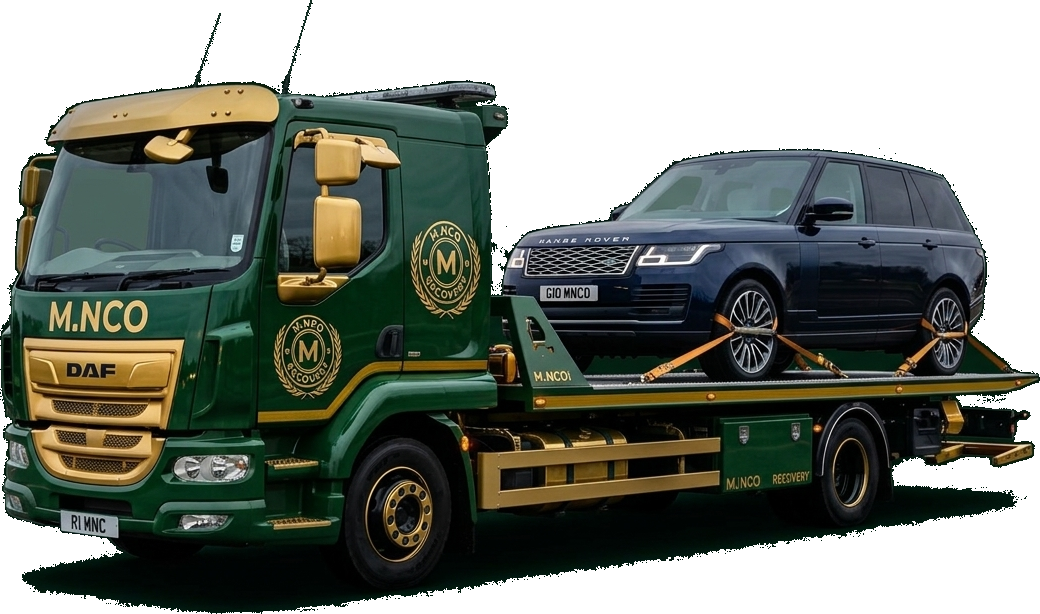 M.NCO Central Fleet Recovery Truck with Range Rover